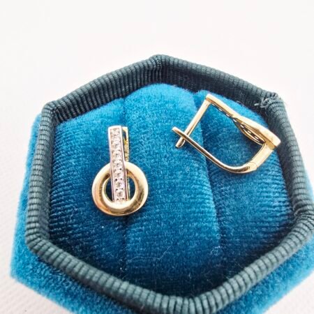 14k Gold Earrings/ Cercei Aur 14k C52