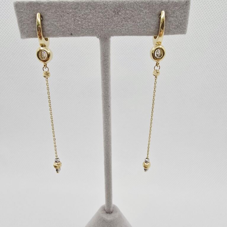 14k Gold Earrings/ Cercei Aur 14k CL33