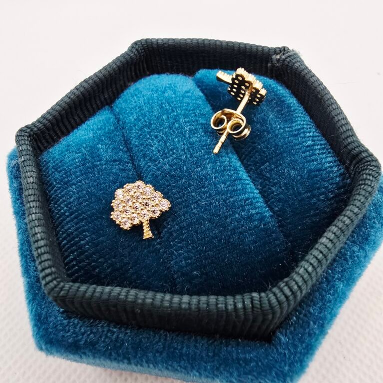 14k Gold Earrings/ Cercei Aur 14k CS059