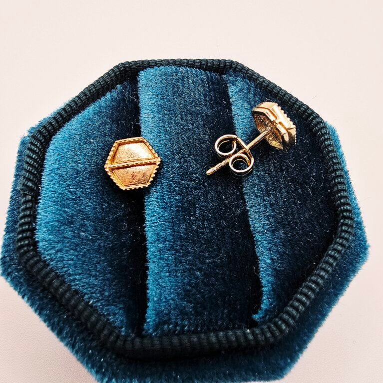 14k Gold Earrings/ Cercei Aur 14k CS063