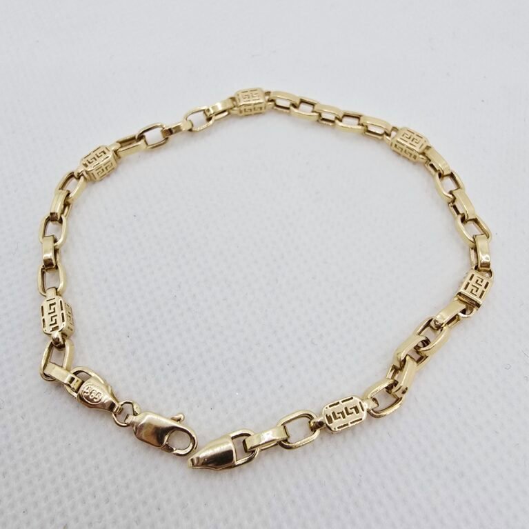 14k Gold Bracelet/ Bratara Aur 14k M016