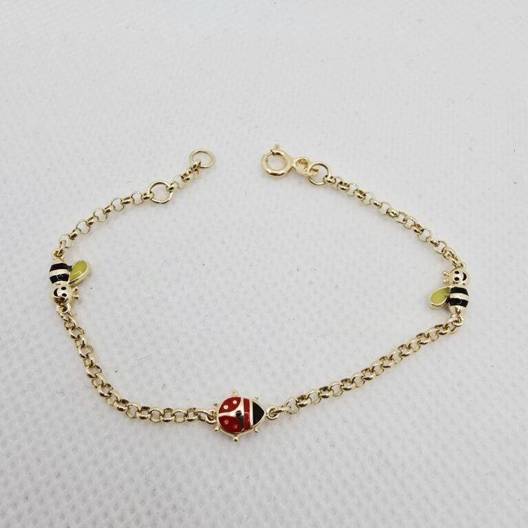 14k Gold Kid's Bracelet/ Bratara Aur 14k Pentru Copii K02