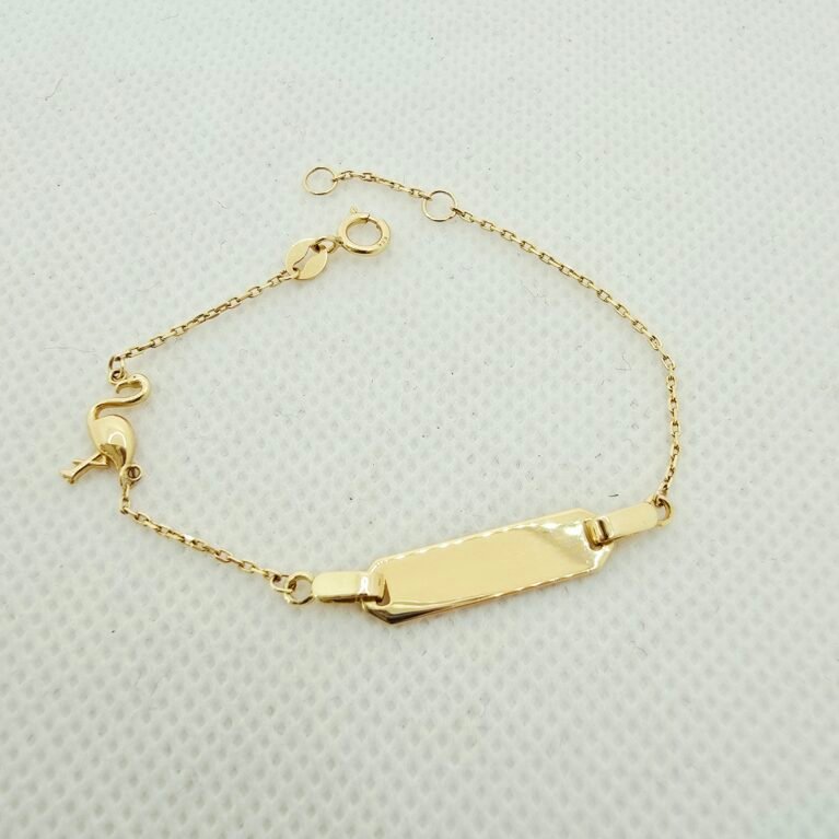 14k Gold Kid's Bracelet/ Bratara Aur 14k Pentru Copii K69