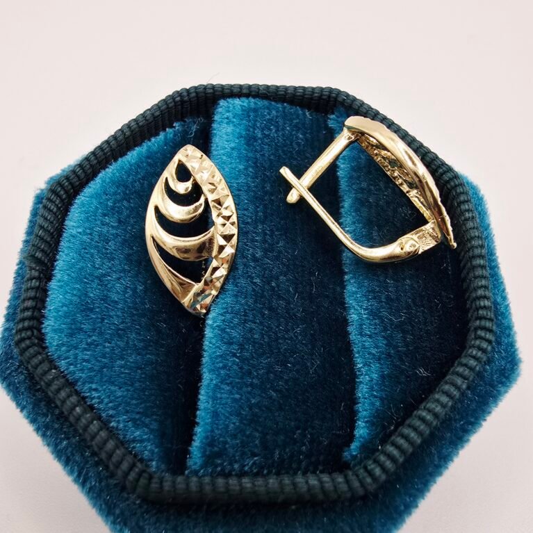 14k Gold Earrings/ Cercei Aur 14k C34