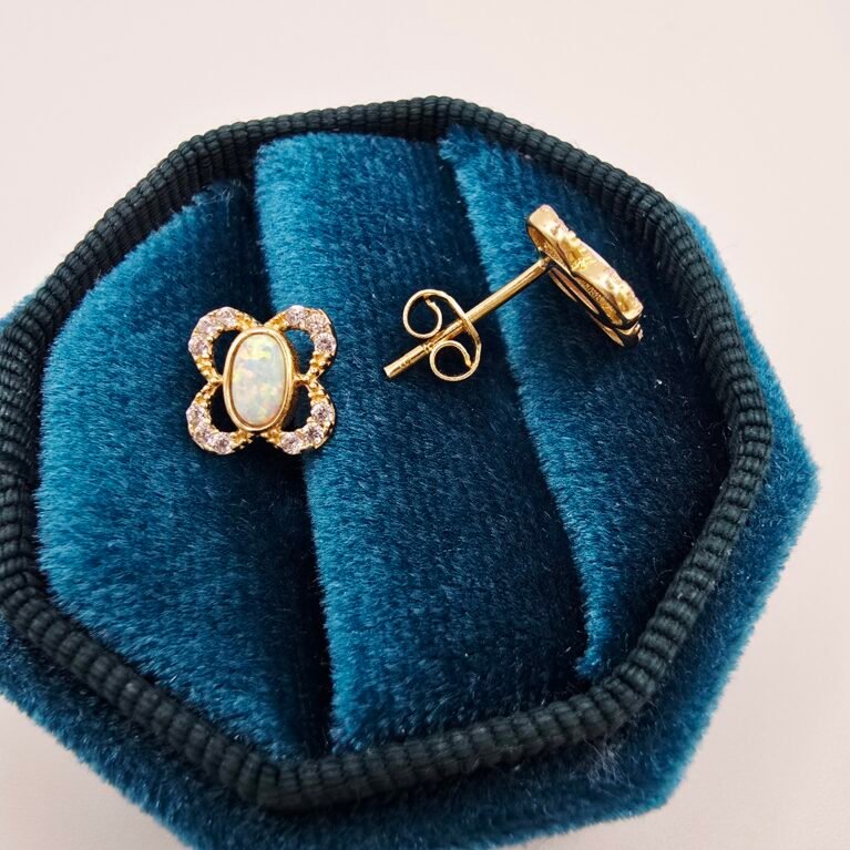 14k Gold Earrings/ Cercei Aur 14k CS069