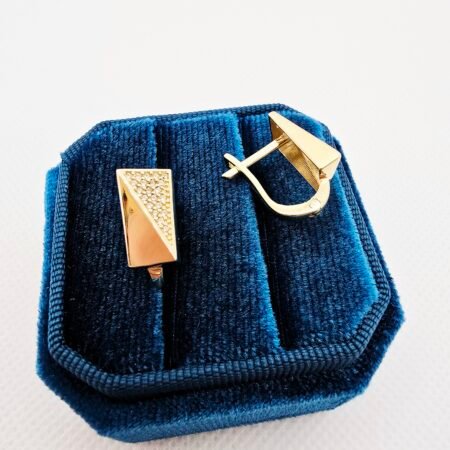 14k Gold Earrings/ Cercei Aur 14k C102