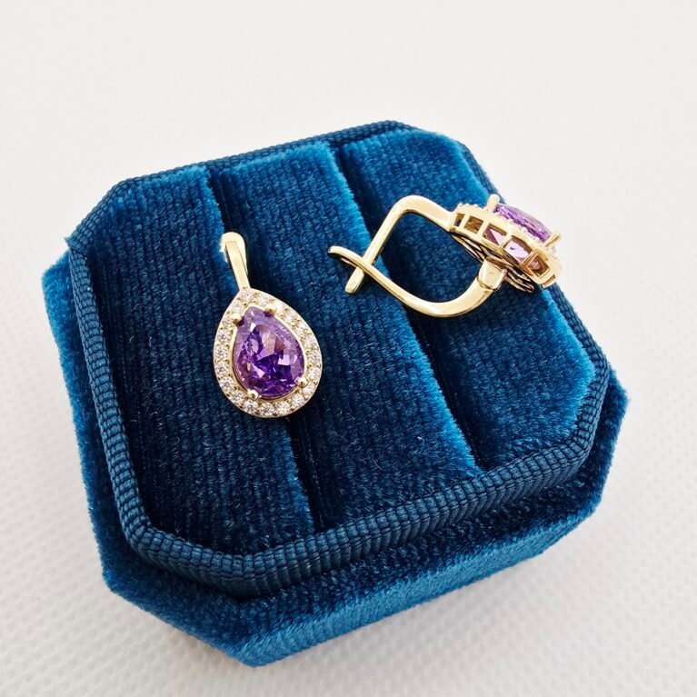 14k Gold Earrings/ Cercei Aur 14k C109