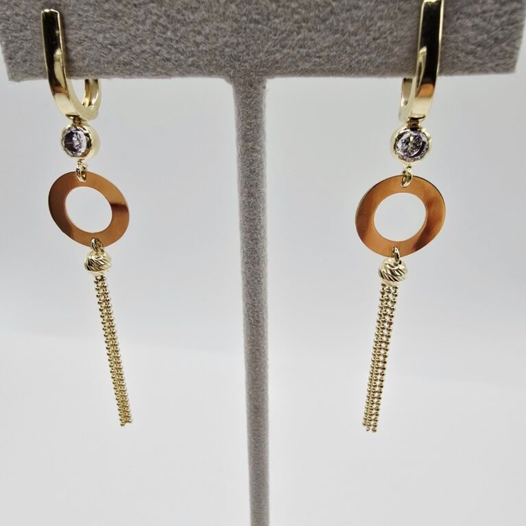 14k Gold Earrings/ Cercei Aur 14k CL57