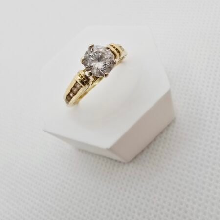 14K GOLD RING/ INEL AUR 14K R0150
