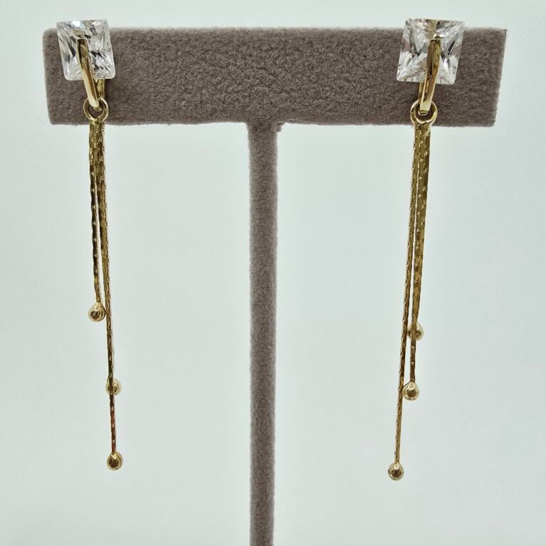 14k Gold Earrings/ Cercei Aur 14k CL09