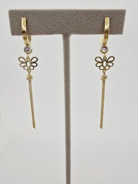 14k Gold Earrings/ Cercei Aur 14k CL17