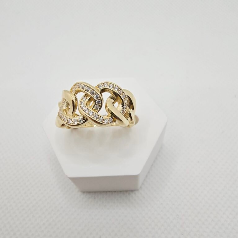 14K GOLD RING/ INEL AUR 14K R0113