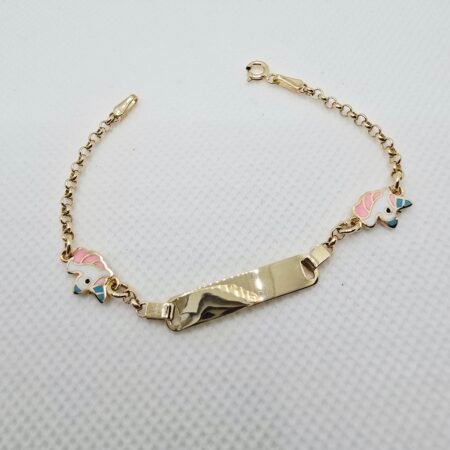 14k Gold Kid's Bracelet/ Bratara Aur 14k Pentru Copii K08