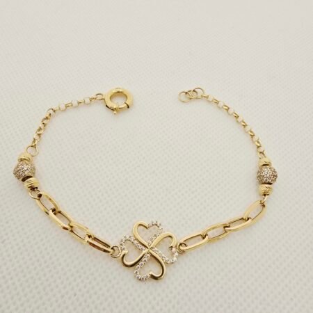 14k Gold Bracelet/ Bratara Aur 14k D056