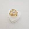 14K GOLD RING/ INEL AUR 14K R0268