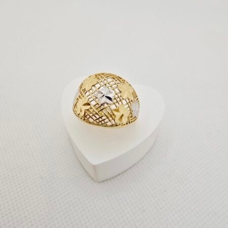 14K GOLD RING/ INEL AUR 14K R0268