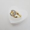 14K GOLD RING/ INEL AUR 14K R0274