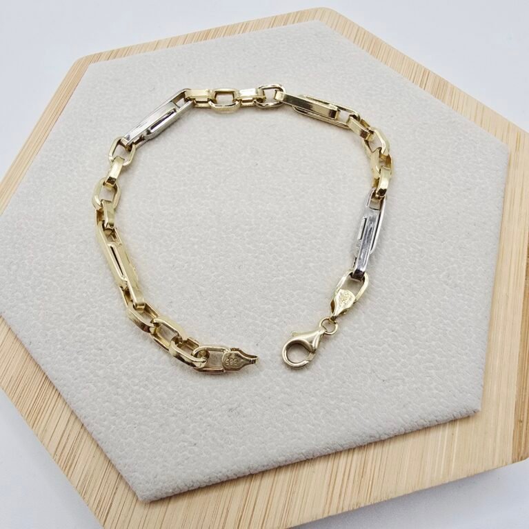 14k Gold Bracelet/ Bratara Aur 14k M052