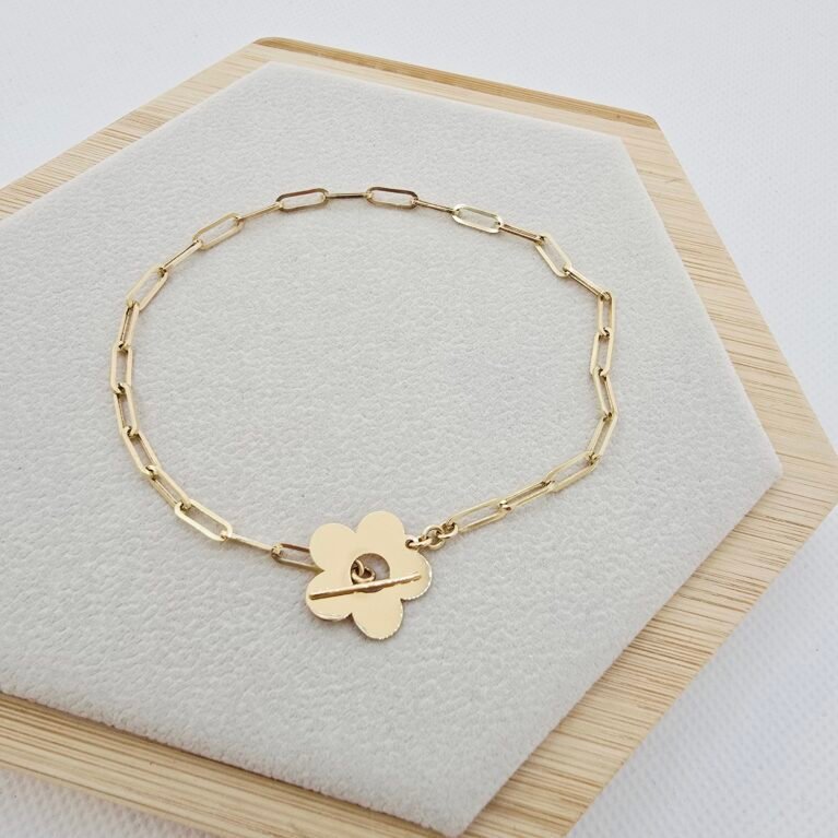 14k Gold Bracelet/ Bratara Aur 14k D0154