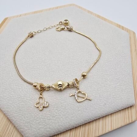 14k Gold Bracelet/ Bratara Aur 14k D0171
