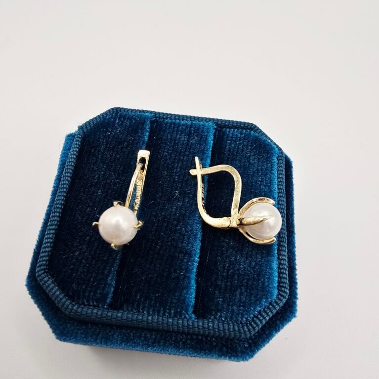 14k Gold Earrings/ Cercei Aur 14k C49