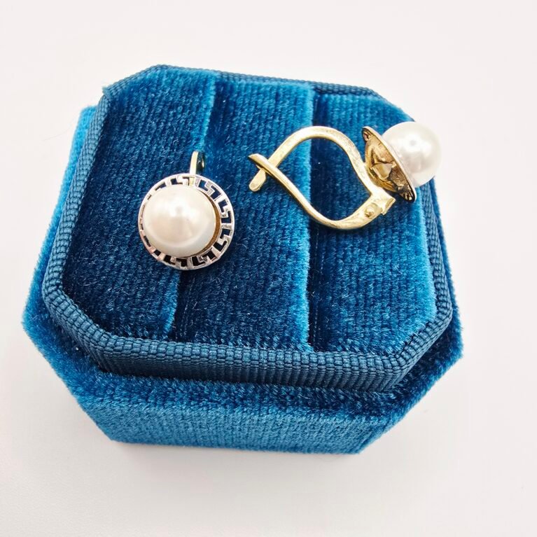 14k Gold Earrings/ Cercei Aur 14k C121