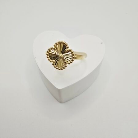 14K GOLD RING/ INEL AUR 14K R017