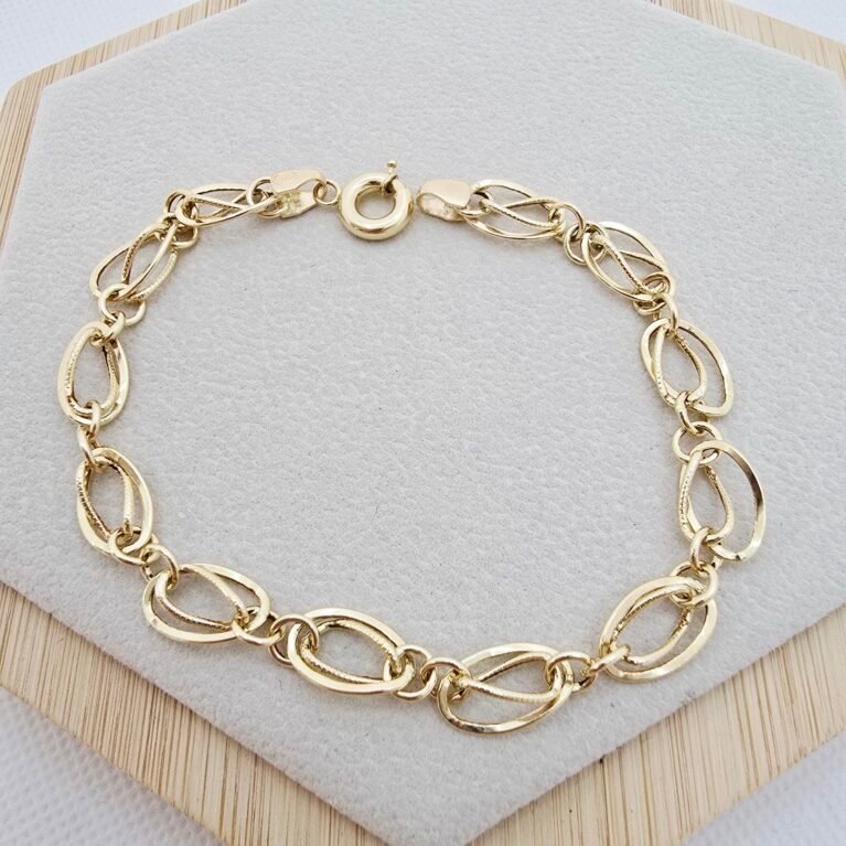 14k Gold Bracelet/ Bratara Aur 14k D0238