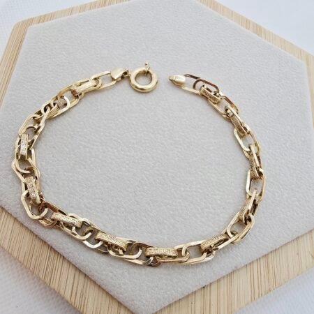 14k Gold Bracelet/ Bratara Aur 14k D0239