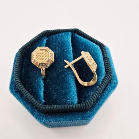 14k Gold Earrings/ Cercei Aur 14k C161