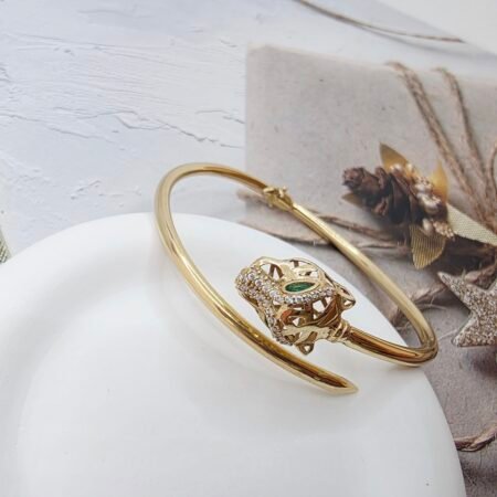 14K Gold Bangle/ Bratara Fixa Aur 14K BF87