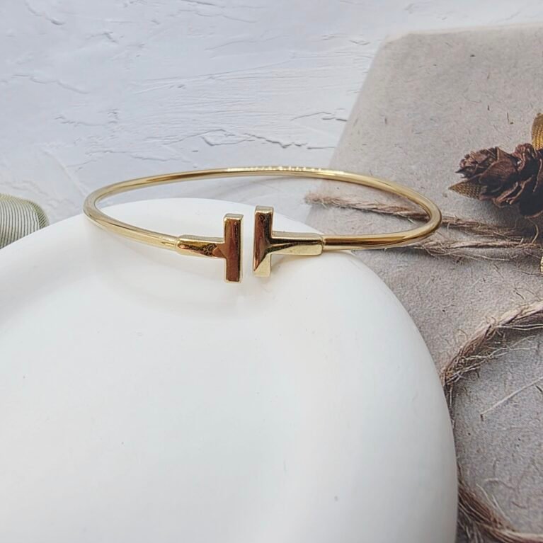 14K Gold Bangle/ Bratara Fixa Aur 14K BF88