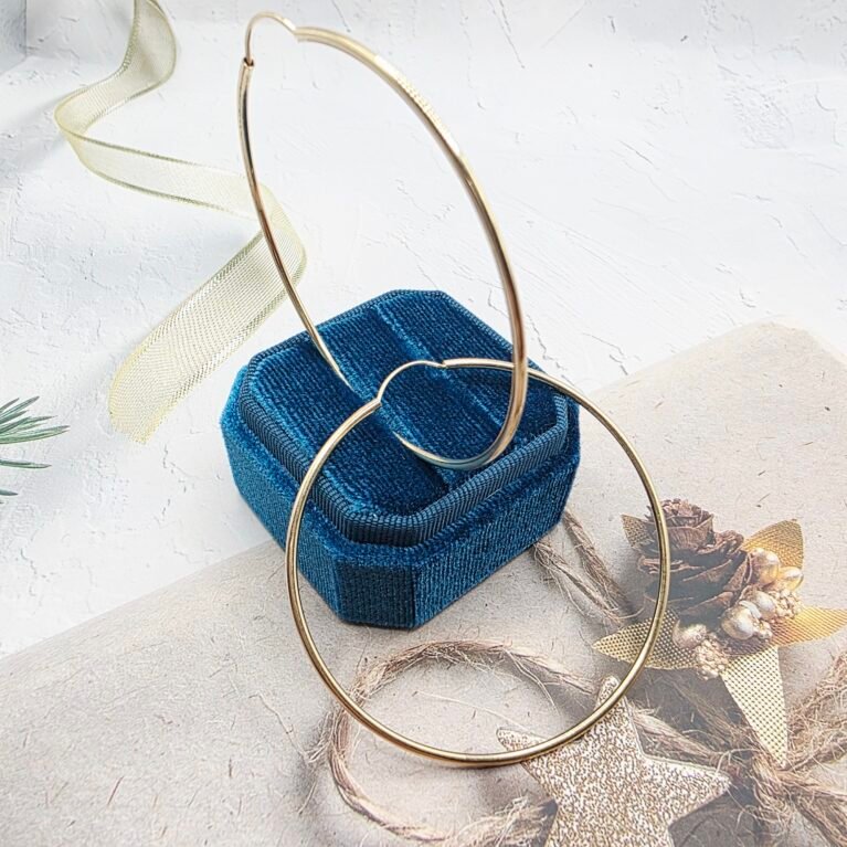 14k Gold Earrings/ Cercei Aur 14k HE86