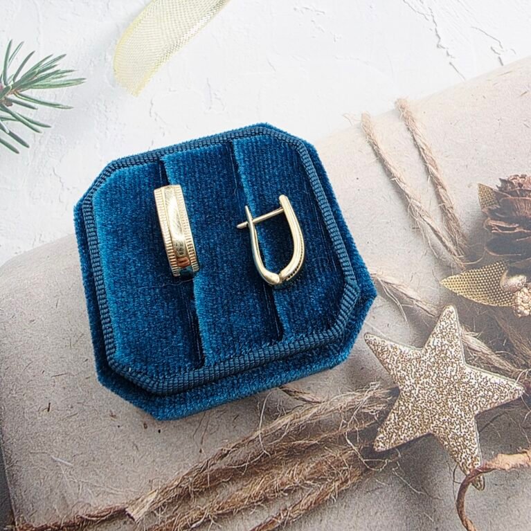 14k Gold Earrings/ Cercei Aur 14k C182