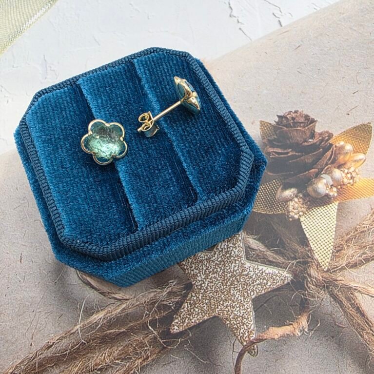 14k Gold Earrings/ Cercei Aur 14k CS224