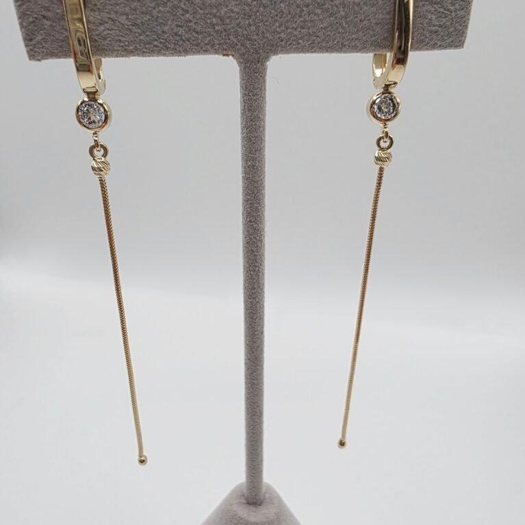 14k Gold Earrings/ Cercei Aur 14k CL120