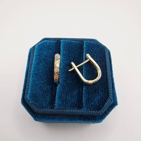 14k Gold Earrings/ Cercei Aur 14k C197