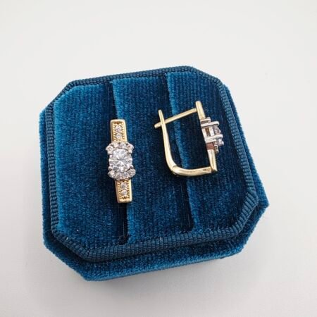 14k Gold Earrings/ Cercei Aur 14k C040