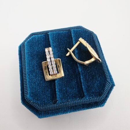 14k Gold Earrings/ Cercei Aur 14k C202