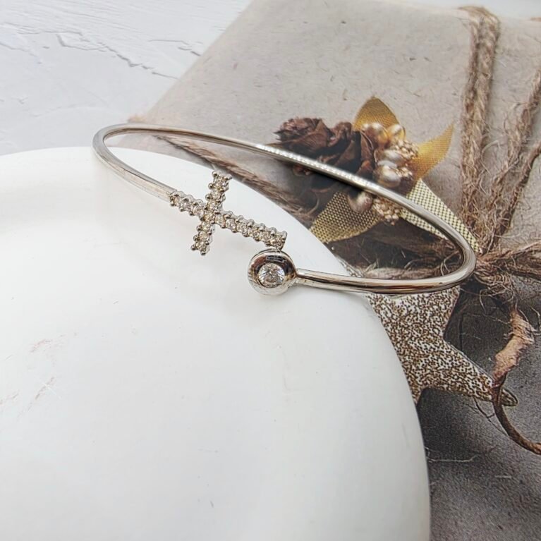 14K Gold Bangle/ Bratara Fixa Aur 14K BF91