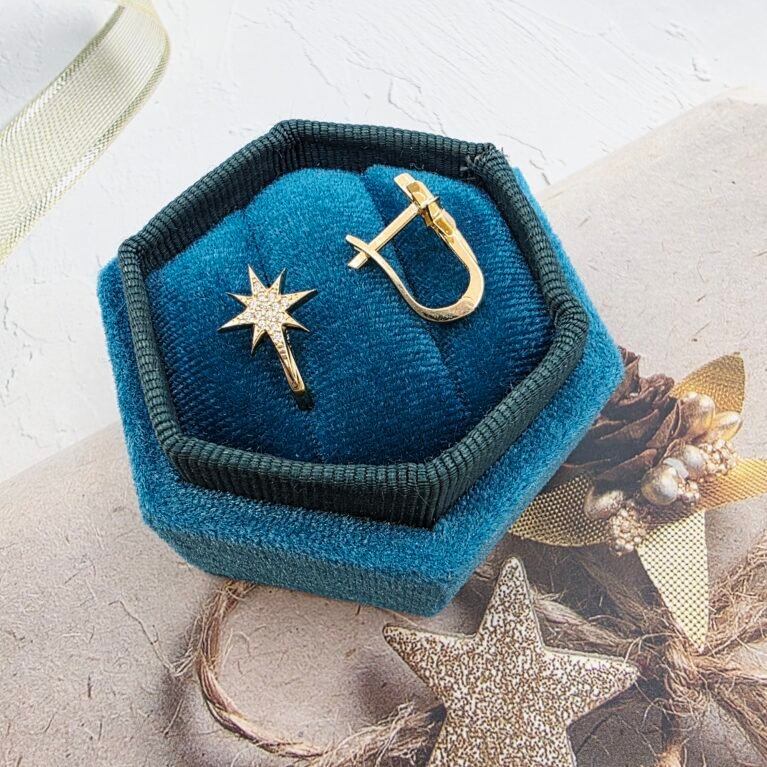 14k Gold Earrings/ Cercei Aur 14k C213