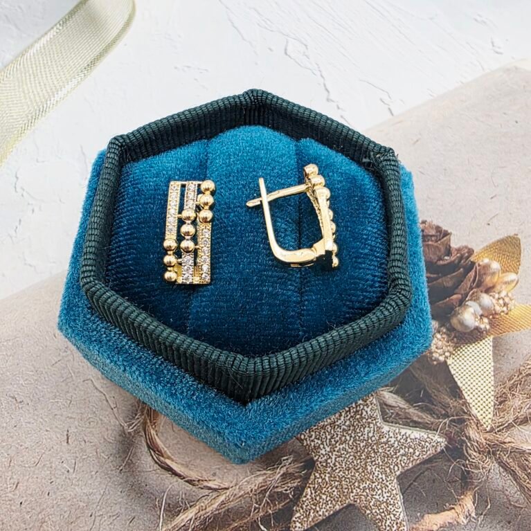 14k Gold Earrings/ Cercei Aur 14k C218