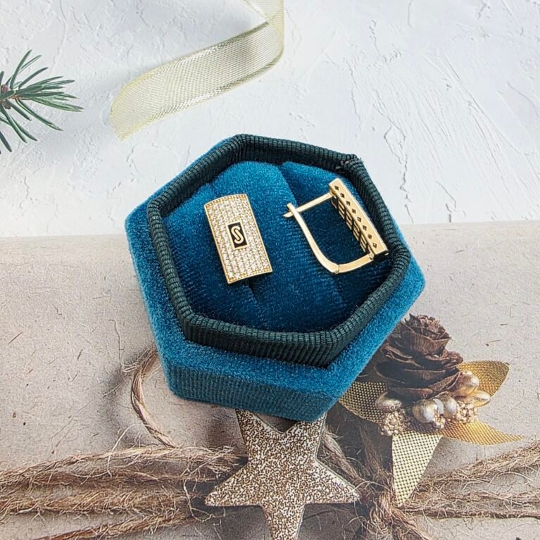 14k Gold Earrings/ Cercei Aur 14k C225