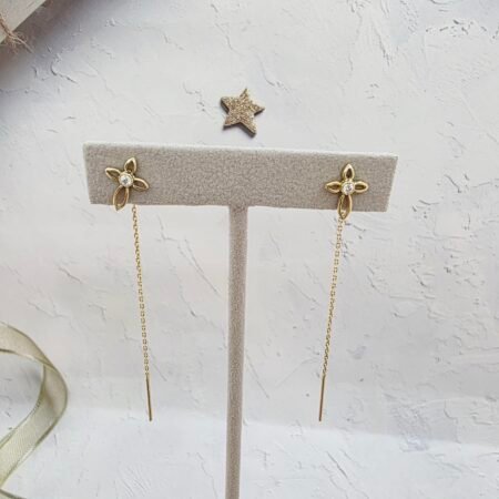 14k Gold Earrings/ Cercei Aur 14k CL122