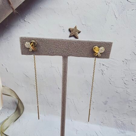 14k Gold Earrings/ Cercei Aur 14k CL125