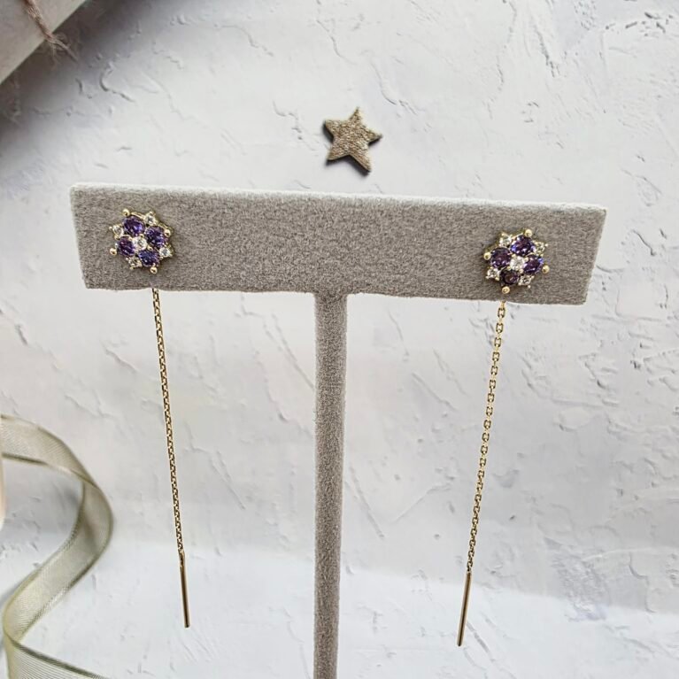 14k Gold Earrings/ Cercei Aur 14k CL127