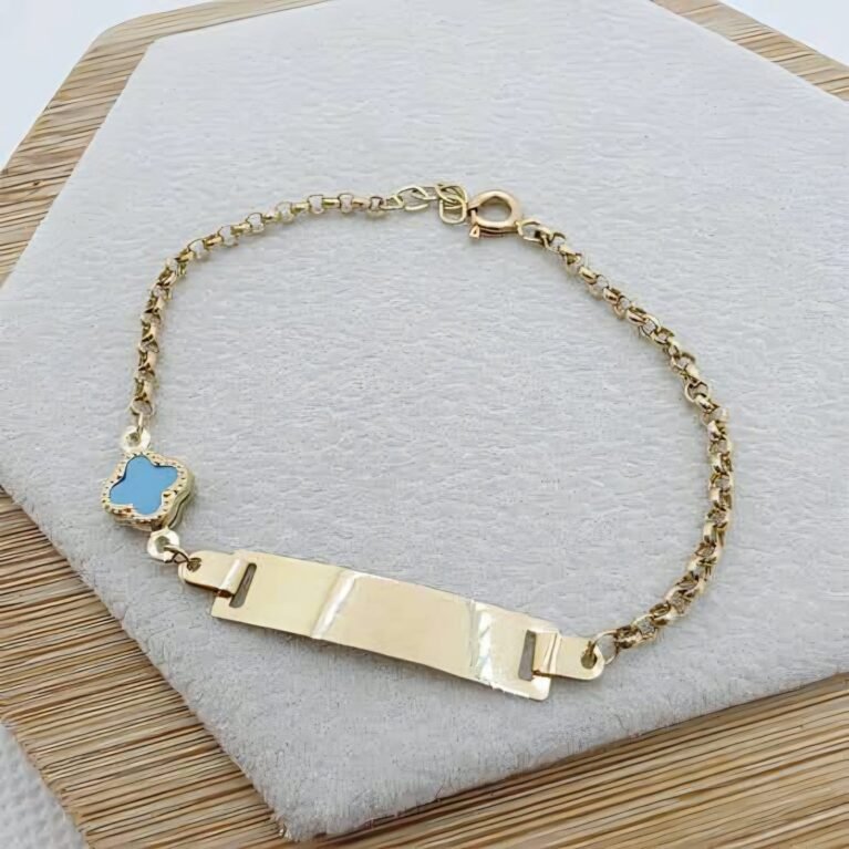 14k Gold Kid's Bracelet/ Bratara Aur 14k Pentru Copii K77