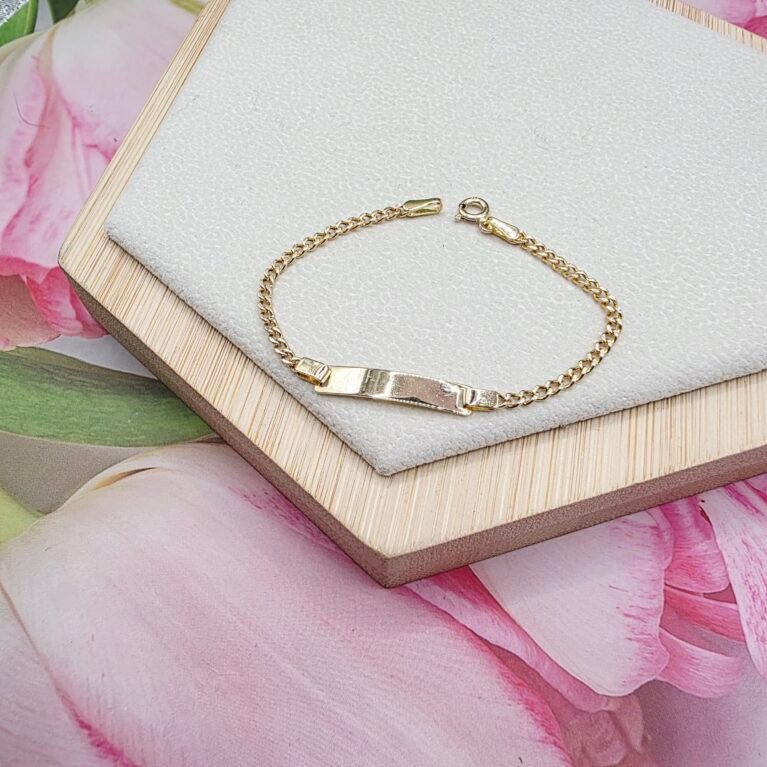 14k Gold Kid's Bracelet/ Bratara Aur 14k Pentru Copii K78