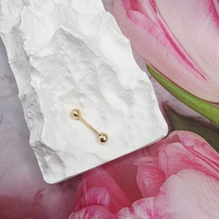 14K Gold Belly Piercing/ Piercing de Buric Aur 14K P27