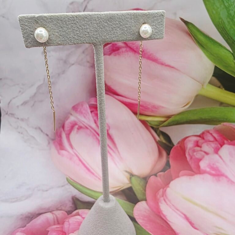 14k Gold Earrings/ Cercei Aur 14k CL162